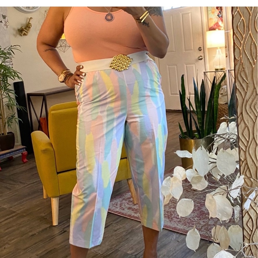 Women's Pastel Patterned Pants